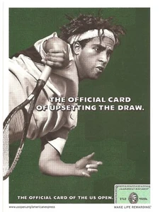 2002 US Open James Blake American Express Postcard - Picture 1 of 2