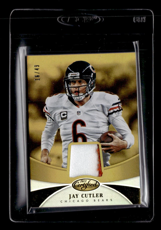 2013 Panini Certified #40 Jay Cutler Mirror Gold Materials #/49 - Image 1 of 2
