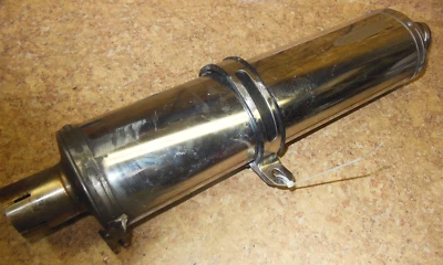 2003 Yamaha FZS1 FZ1 FZ FZS1000 1000 Fazer Exhaust System Muffler Delkevik Pipe - Image 1 of 4