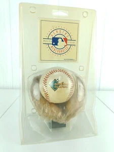 Bank One Ballpark Baseball in Glove 2001 Vintage MLB Genuine Merchandise Rare - Picture 1 of 9
