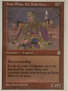 Yuan Shao, the Indecisive, MTG Portal 3 Kingdoms P3k Magic the gathering - Picture 1 of 2
