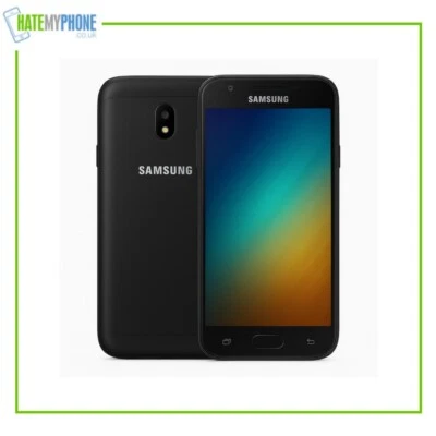 Samsung Galaxy J3 2017 Black Unlocked 16GB 5.0" 13MP Camera Android Smartphone - Image 1 of 4