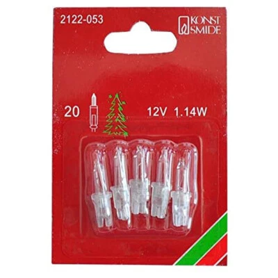 Konstsmide 2122-053 Ersatz Birnen Lämpchen 12V 1,14W für Inneminilichterkette - Bild 1 von 2
