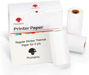 Phomemo Self-Adhesive Thermal Paper Printable Sticker for M02/M02 Pro/M02S/M03 - Picture 1 of 7