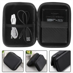 Hard Drive Storage Case Bag For Power Bank Box USB Cable External HDD SSD U Disk - Afbeelding 1 van 9