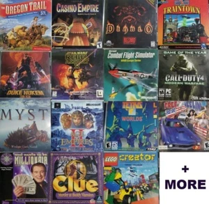 Vintage PC Games (Windows 95/98/XP) Pick & Build Your Own Lot, Custom Bundle - Picture 1 of 301