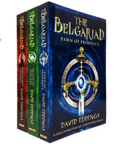 The Belgariad 3 Books Collection Set by David Eddings (Pawn of Prophecy, Queen o