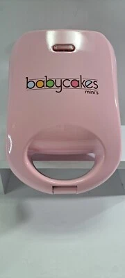 Mini fabricante de donas recubiertas antiadherentes Pink Baby Cakes modelo CCM-50 (4 unidades) Foto 1 de 3