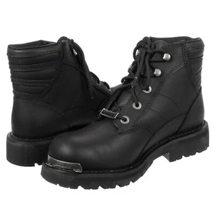 Womens Irma Black Harley Davidson Boots Size 9 - Picture 1 of 8