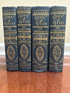 CITY OF GOD 4 VOLUME SET - TRANSLATED by FISCAR MARISON - HB 1971 VINTAGE - Picture 1 of 11