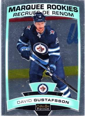 2019-20 O-Pee-Chee Platinum #157 David Gustafsson Rookie RC - Image 1 of 2