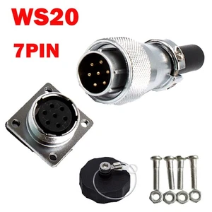 Enchufe de aviación WS20 10A 7 pines, conector de energía eléctrica industrial EE. UU. - Imagen 1 de 13