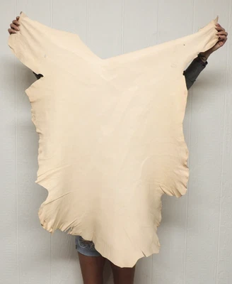 1.25 oz. Veg Tan Goat Leather Hide for Book Binding Journals Lining Bible Laser - Image 1 of 2