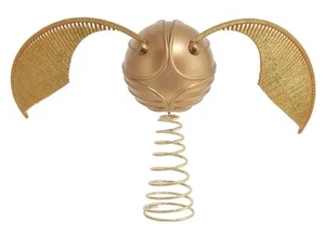 Weihnachtsbaumspitze Goldener Schnatz Harry Potter - Baumspitze Golden Snitch - Bild 1 von 1