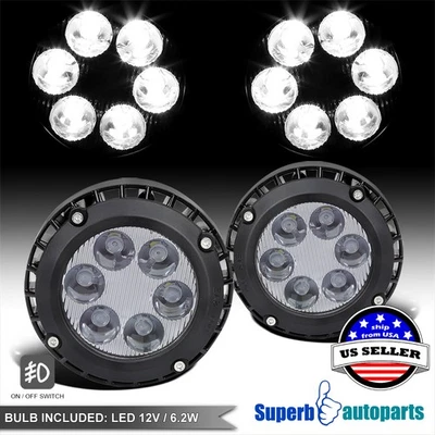 Fits 2007-2014 Yukon Avalanche Suburban Front Bumper Driving LED Fog Light - Image 1 of 4