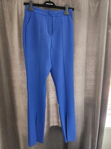 Miss Selfridge Royal Blue Tailored Cigarette Trousers – UK 8, Slim Fit Workwear - Picture 1 of 8