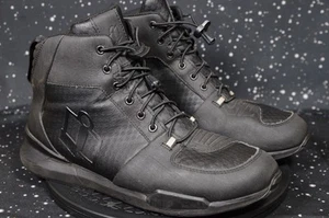 Icon Tarmac Shoes Mens Size 12 Black Motorcycle Riding Boots High Top Gear 2022 - Picture 1 of 12
