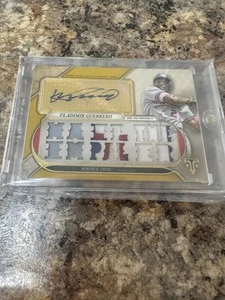 2017 Tops Triple Threads Triple Relic Auto /9  Vladimir Guerrero #TTAR-VG3 - Picture 1 of 4