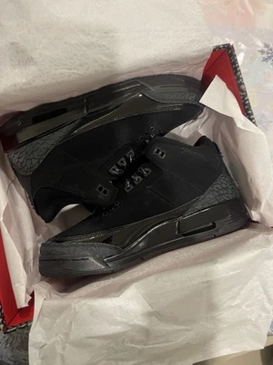 Air Jordan 3 Retro GS Black Cat 2025 Estilo # DM0967-001 Talla 6.5Y Foto 1 de 4