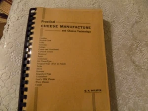 Practical Cheesemaking, G. H. Wilster, 1951, 515 Pages, Very Good - Picture 1 of 8