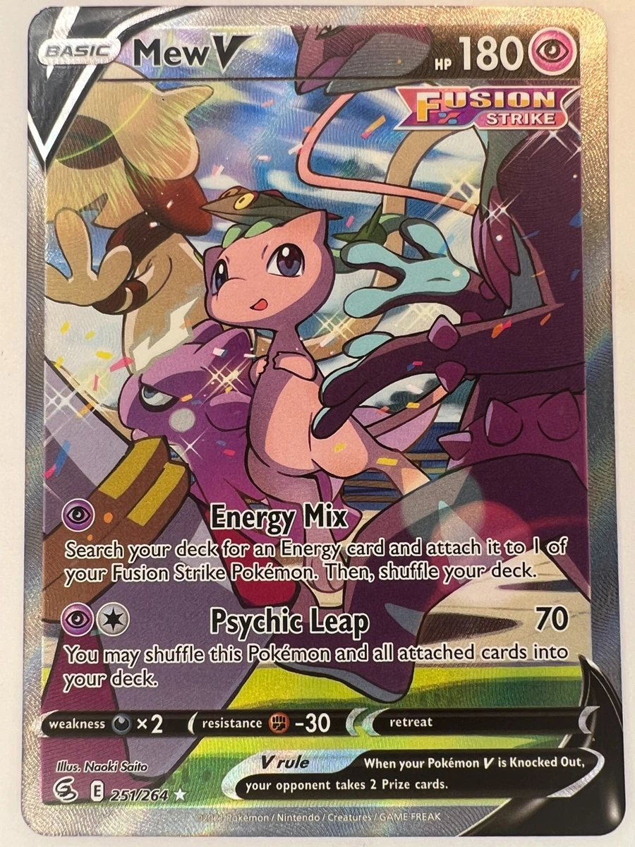 Mew V Pokémon TCG Cards for sale | eBay
