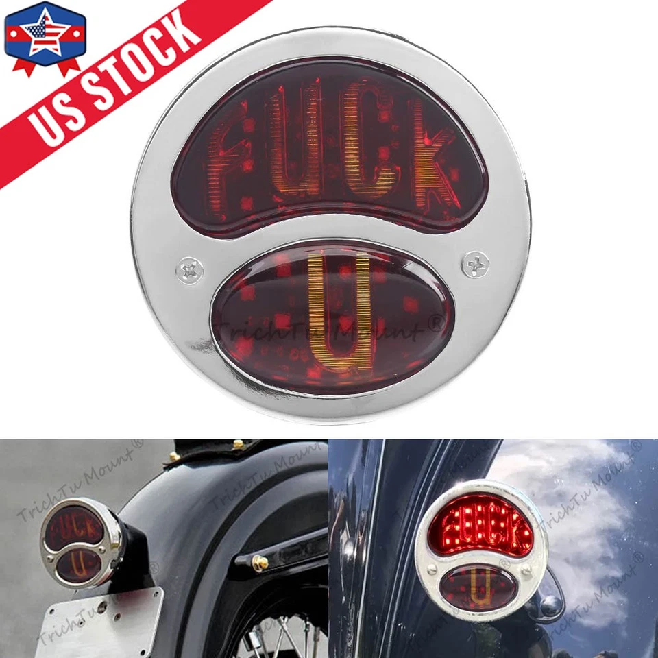 Luz trasera de freno retro cromada apta para Ford modelo A/AA base personalizada 1928-1931 Foto 1 de 4