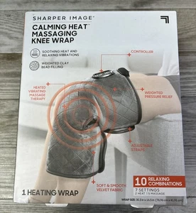 Calming Heat Knee Wrap by Sharper Image Electric Heating Pad (Open Box) - Picture 1 of 5