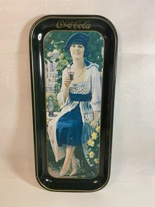 Vintage Coca Cola Tin Wall Hanging Of 1920’s Woman 12” - Picture 1 of 2
