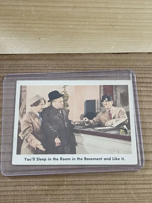 1959 Fleer The 3 Stooges #4 Youll Sleep In The Room In The Basement And Like It - Image 1 of 4