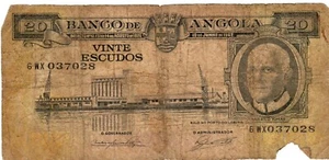 Billete Angola (Portugués) P92 20 Escudos 1962 - Imagen 1 de 2