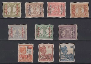 (WH22736) DUTCH INDIES, 1922, NVPH 149/159 -/-155, MNH, CV € 970, SEE SCANS - Picture 1 of 2