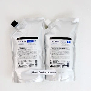 【Refill】Milbon Smoothing Shampoo & Treatment [F] 1000ml  For Fine Hair - Picture 1 of 1