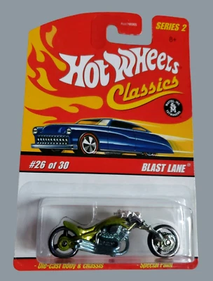 2006 Hot Wheels BLAST LANE Spectraflame Green 26/30 Classics Series 2 #J2782 MOC - Image 1 of 4