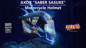 AXOR “Saber Sasuke” DOT & ECE Certified Full Face Motorcycle Helmet - Foto 1 di 11
