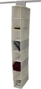 1PLUS Hängeschrank Stoff, Hängeaufbewahrung / Hängeregal - 8 Fächer - Bild 1 von 3