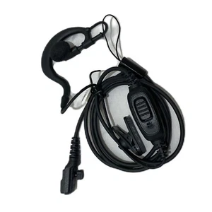 HYT EHS13 Earpiece With Inline PTT Microphone And Vox HYTERA EHS13 Black - Picture 1 of 11