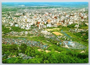 Japan Sendai Aero Blick auf die Stadt Vintage Postkarte Continental - Bild 1 von 2