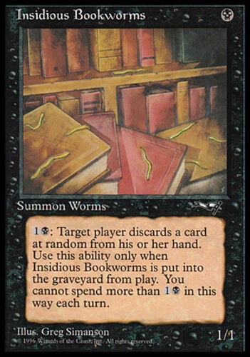 Insidious Bookworms (Multiple) ~ Lightly Played Alliances MTG Magic UltimateMTG  - Image 1 of 1