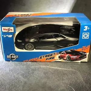 Maisto 2022 Street Street Fire Black Lamborghini Huracan Performante 1:43 car - Picture 1 of 7