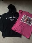 Little Mix 2017 Glory Days Tour Black Hoodie Size Medium & Get Weird T-shirt S