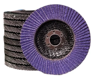 4-1/2” x 7/8" Purple Ceramic Flap Discs Sanding Grinding Wheel 40 60 80 120 Grit - Picture 1 of 32
