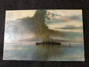 Napoli (Italy)  Postcard - Eruzione del Vesuvio (Vesuvio eruption) prior 1912 - Picture 1 of 2
