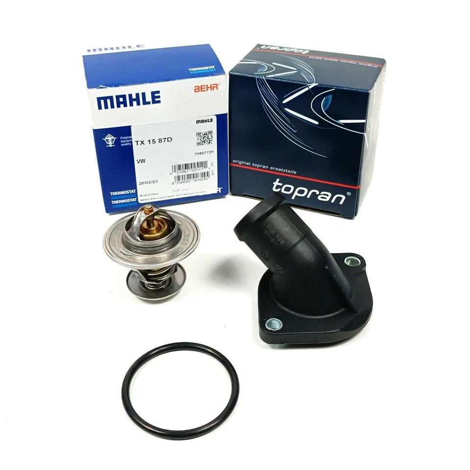 MAHLE Thermostat TOPRAN Wasserflansch AUDI A4 B5 A6 C4 80 B4 100 C4 PASSAT 3B2 - Bild 1 von 3