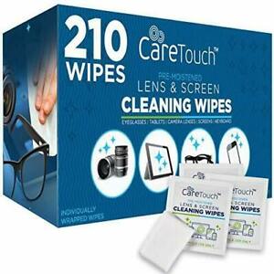 Care Touch LW210 Lens Cleaning Wipes - 210 Count