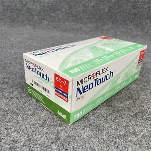 Lot of 5 - Microflex NeoTouch 25-101 Small Neoprene Gloves 1FEW9 Box of 100 - Picture 1 of 14