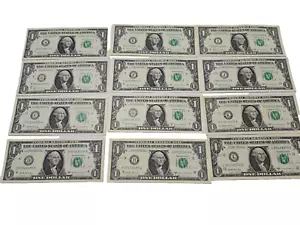 2017-A $1 Complete District Set. 12 Crisp & UNC/AU Banknotes. - Picture 1 of 2