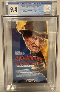 Nightmare On Elm Street 2 - Freddy's Revenge CGC 9.4 A+ versiegelt bewertet VHS 1990 - Bild 1 von 4