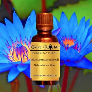 Blue Lotus Absolute Essential Oil - 100% PURE NATURAL - Sizes 1 ml to 1 oz - Picture 1 of 7