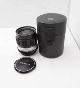 PERFECT MINT Konica Hexanon AR 35mm f 2.8 Lens With Case - Picture 1 of 6