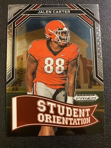 2023 panini prizm draft picks Football Jalen Carter RC #So-25 - Picture 1 of 2